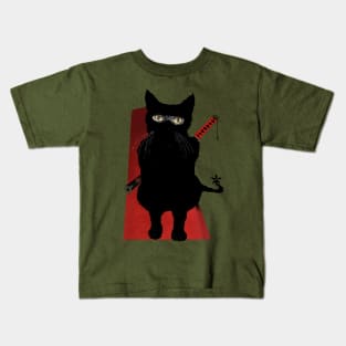 Ninja Cat Kids T-Shirt